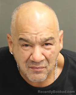Mugshot of Eulogio Mora booked in Orange County, Florida on August 20, 2026