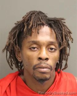 Mugshot of Brandon Jamal Johnson booked in Orange County, Florida on August 20, 2026