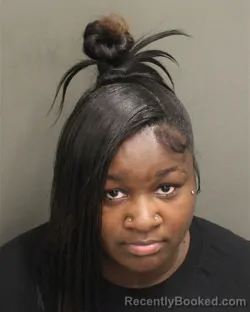 Mugshot of Iyaunna Alayjah Shan Williams booked in Orange County, Florida on August 20, 2026