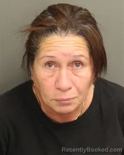 Mugshot of Janelis Delvalle Garciacalles booked in Orange County, Florida on August 21, 2026