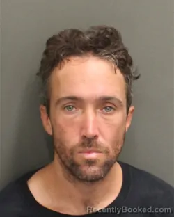 Mugshot of Ryan James Donnelly booked in Orange County, Florida on August 21, 2026