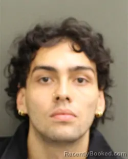Mugshot of Noel Avery Sanchez booked in Orange County, Florida on August 21, 2026