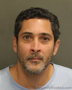 Mugshot of Jose Eligio Munoz booked in Orange County, Florida on August 21, 2026