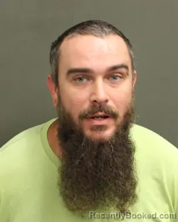 Mugshot of Steven Curtis Huey booked in Orange County, Florida on August 21, 2026