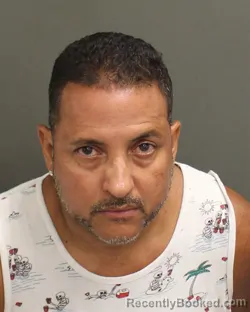 Mugshot of Feliciano Torres booked in Orange County, Florida on August 22, 2026