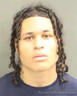 Mugshot of Jahsiah Skylar Green booked in Orange County, Florida on August 22, 2026