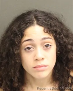 Mugshot of Zelliana Smith booked in Orange County, Florida on August 22, 2026