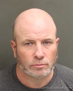 Mugshot of Richard Roy Parmenter booked in Orange County, Florida on August 22, 2026