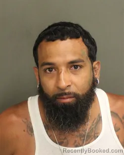 Mugshot of Erick Jose Diaz booked in Orange County, Florida on August 22, 2026