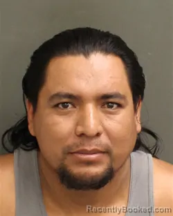 Mugshot of Mauricio Adalberto Gallardomelendez booked in Orange County, Florida on August 22, 2026