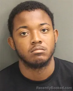 Mugshot of Terrance Terrell Lampkin booked in Orange County, Florida on August 22, 2026