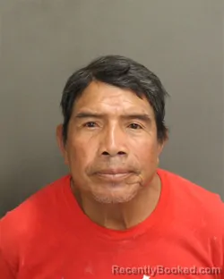 Mugshot of Juan Maure booked in Orange County, Florida on August 22, 2026