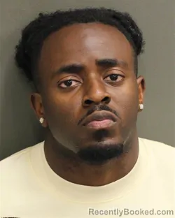 Mugshot of Tyreek Jamal Ballayan booked in Orange County, Florida on August 22, 2026