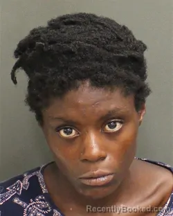 Mugshot of Shantara Keyana Devose booked in Orange County, Florida on August 22, 2026