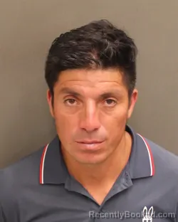 Mugshot of Ronald Fernando Vasquezsantos booked in Orange County, Florida on August 30, 2026