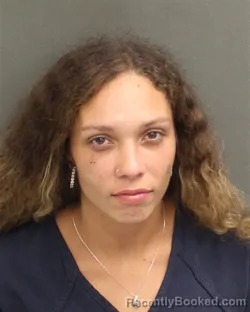 Mugshot of Kaillee Emilia Sanquintin booked in Orange County, Florida on August 30, 2026