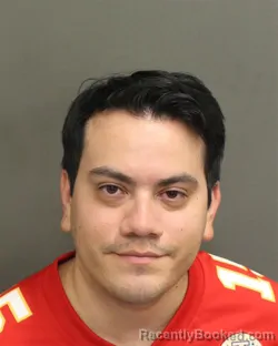 Mugshot of Greganthony Mendoza booked in Orange County, Florida on September 10, 2026