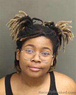 Mugshot of Cassandra Stephanie Mathador booked in Orange County, Florida on September 10, 2026