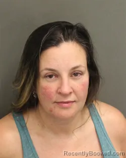 Mugshot of Megan Drew Fretz booked in Orange County, Florida on September 10, 2026