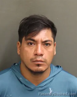 Mugshot of Sergio Avilacamacho booked in Orange County, Florida on September 10, 2026