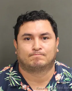 Mugshot of Jaime Remigio Vargas booked in Orange County, Florida on September 10, 2026