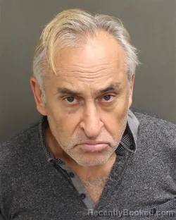 Mugshot of Alejandro Hoyos booked in Orange County, Florida on September 10, 2026