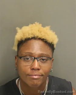 Mugshot of Cassidie Jeanbaptiste booked in Orange County, Florida on September 10, 2026