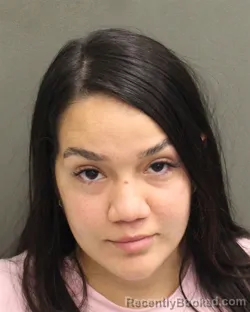 Mugshot of Cinthia Cilene Lopezyanez booked in Orange County, Florida on September 11, 2026