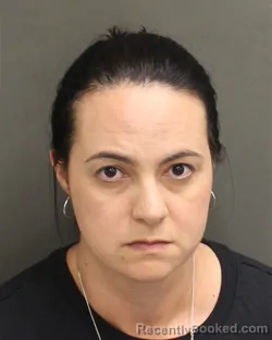 Mugshot of Luciane Kellermartins booked in Orange County, Florida on September 11, 2026