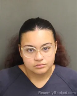 Mugshot of Arianna Jimenez booked in Orange County, Florida on September 11, 2026