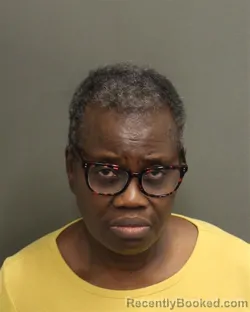 Mugshot of Germanie Laguerre Marc booked in Orange County, Florida on September 12, 2026
