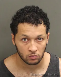 Mugshot of Joshua David Cruz booked in Orange County, Florida on September 12, 2026