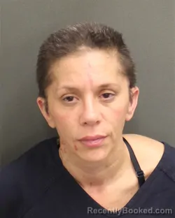 Mugshot of Maria Nicole Warner booked in Orange County, Florida on September 12, 2026
