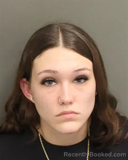 Mugshot of Abbie Faith Wilkie booked in Orange County, Florida on September 12, 2026