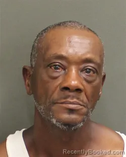 Mugshot of Greg Remado Thomas booked in Orange County, Florida on September 12, 2026