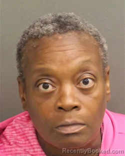 Mugshot of Katrice Samuels booked in Orange County, Florida on September 12, 2026