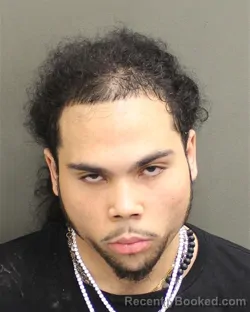 Mugshot of Jaiden Daniel Espejo booked in Orange County, Florida on September 12, 2026