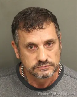 Mugshot of David Nievesamador booked in Orange County, Florida on September 13, 2026