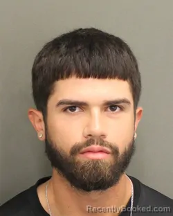 Mugshot of Eliezer Jomal Melendezvega booked in Orange County, Florida on September 13, 2026