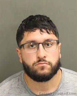 Mugshot of Nicolas Augusto Gomez booked in Orange County, Florida on September 13, 2026