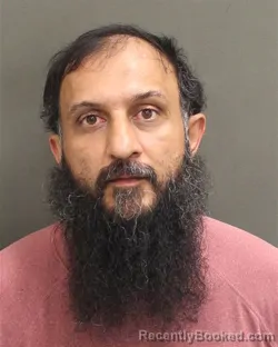 Mugshot of Farooq Saeed booked in Orange County, Florida on September 13, 2026