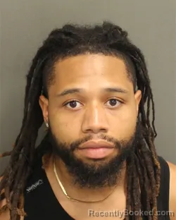 Mugshot of Khamani Peters booked in Orange County, Florida on September 14, 2026