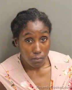Mugshot of Teira Chantell Jackson booked in Orange County, Florida on September 14, 2026