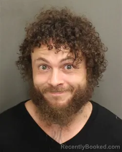 Mugshot of Derek Alan Prescott booked in Orange County, Florida on September 14, 2026