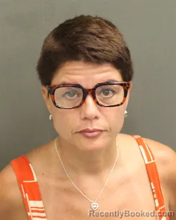 Mugshot of Flavia Soarescassiano booked in Orange County, Florida on September 14, 2026