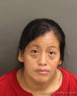 Mugshot of Elena Chavez booked in Orange County, Florida on September 14, 2026
