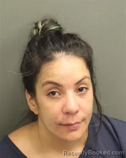 Mugshot of Neysha Marie Alvareziguina booked in Orange County, Florida on September 15, 2026