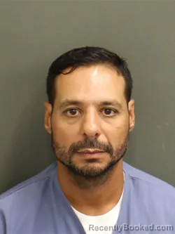 Mugshot of Damian Santiago booked in Orange County, Florida on September 15, 2026