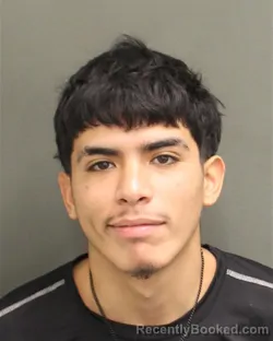 Mugshot of Josue A Jr Ceballos booked in Orange County, Florida on September 15, 2026