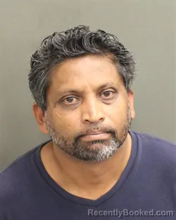 Mugshot of Dhanraj Harripersad booked in Orange County, Florida on September 15, 2026